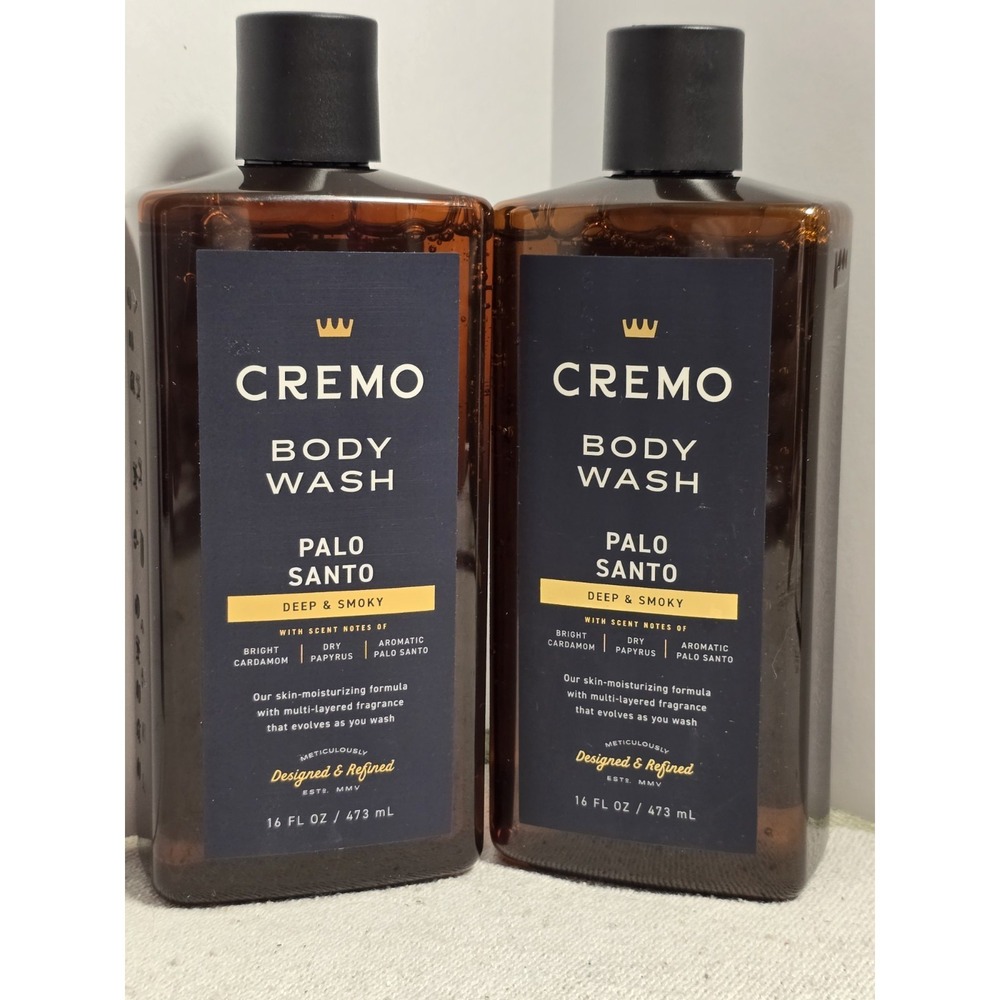 2 Pack Cremo Reserve Body Wash, Palo Santo‎ & Bright Cardamom, 16 fl oz (473 ml)